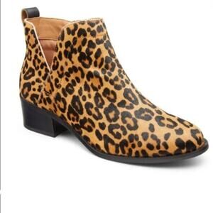 Vionic Clara Leopard Ankle Boot